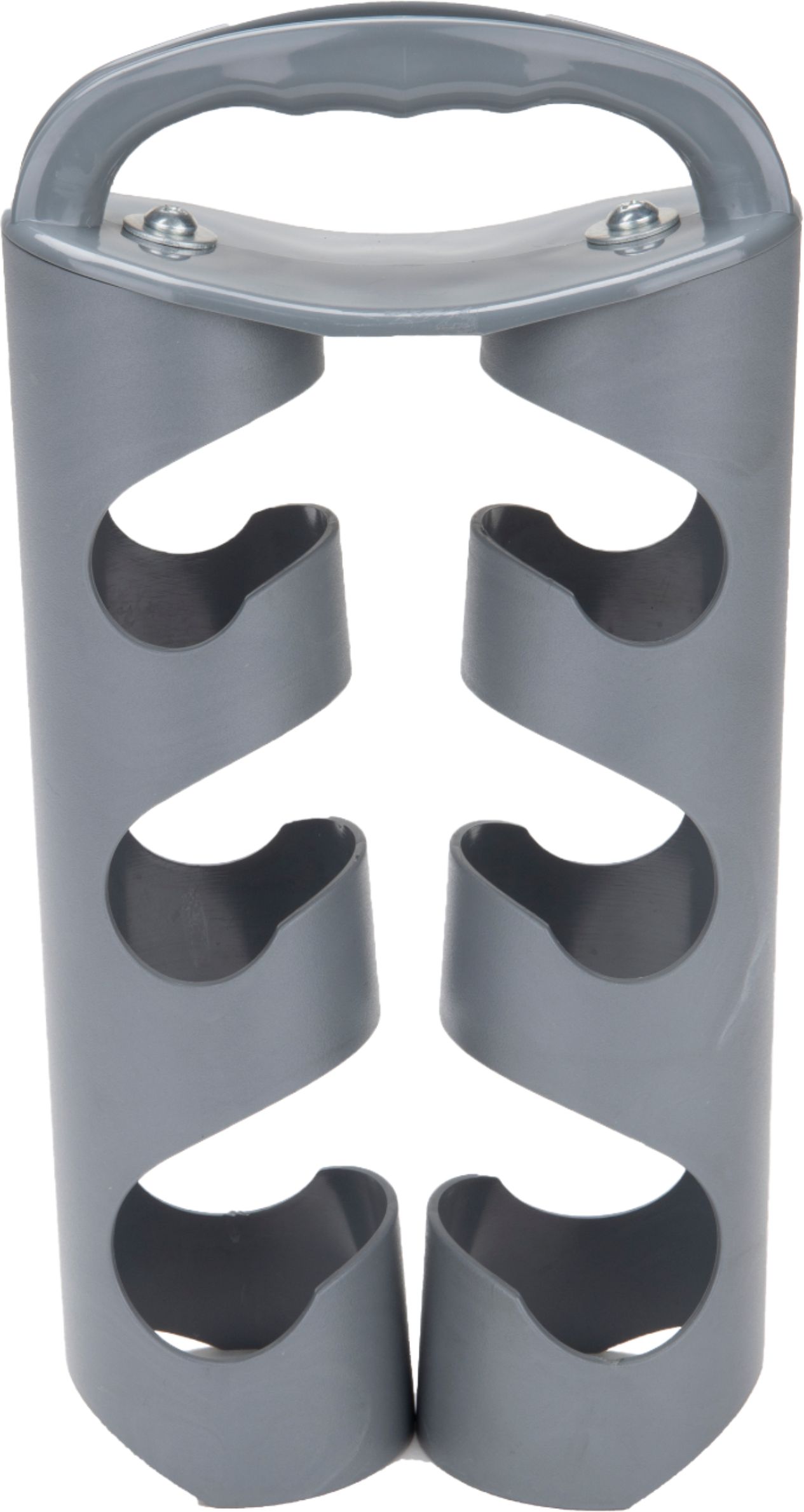 Mind Reader 3stack dumbbell storage weight holder Silver ExerciseN